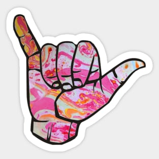 Hang Loose Sticker